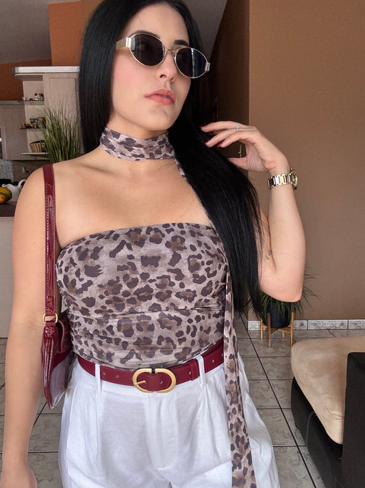 Leopard Top
